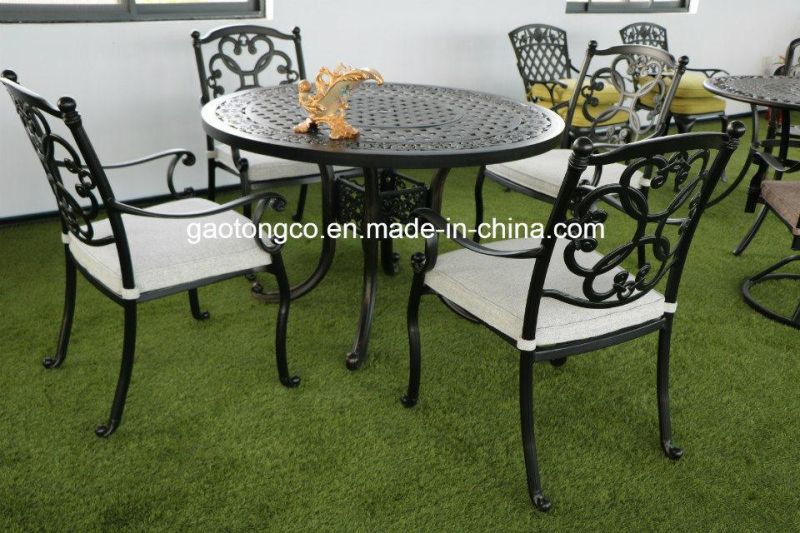 8 Person Die Cast Aluminum Outdoor Furniture Bar Table Wholesale