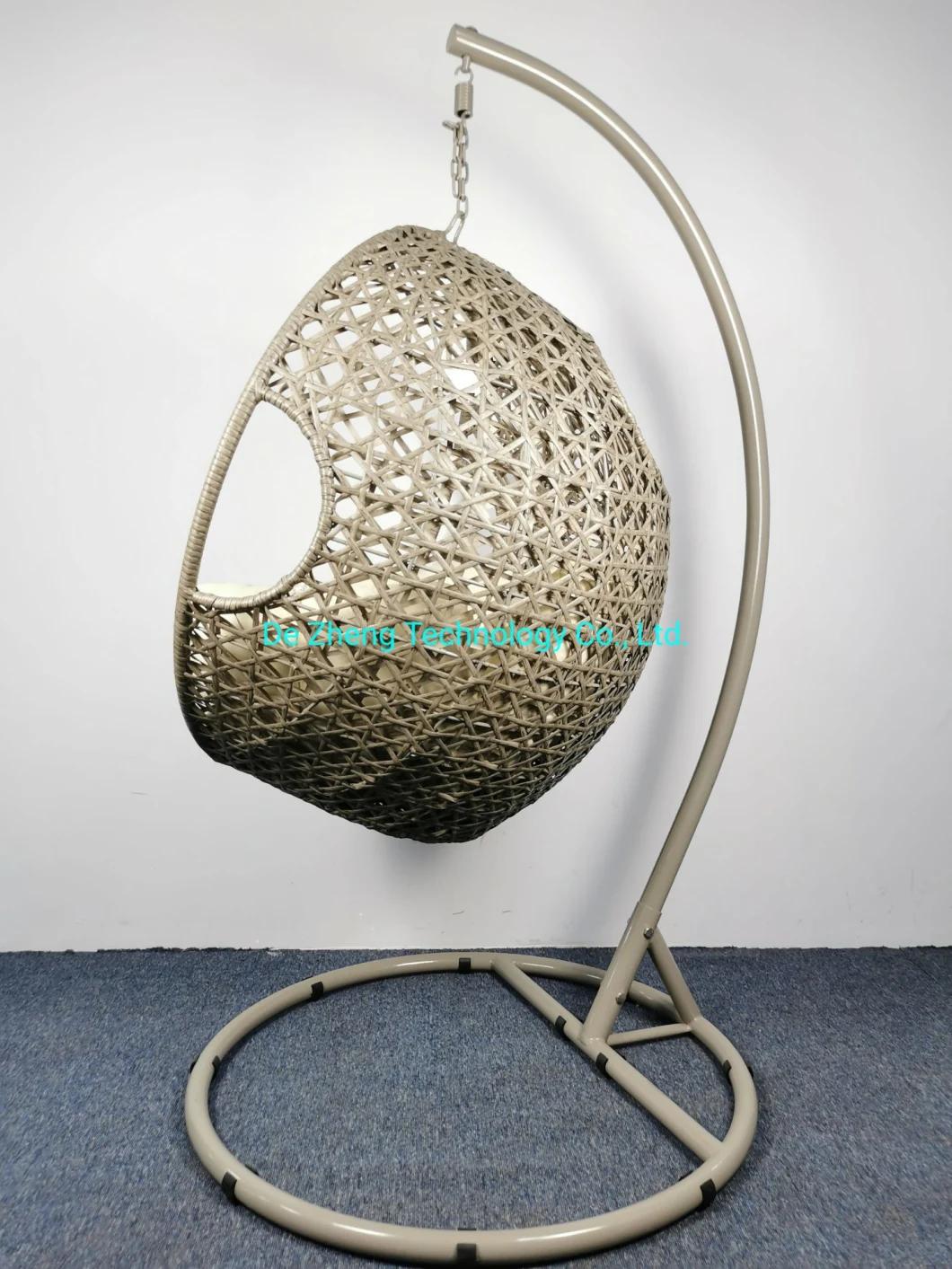 High Quality Waterproof Rattan Outdoor Patio Swing Hotel Egg Chair