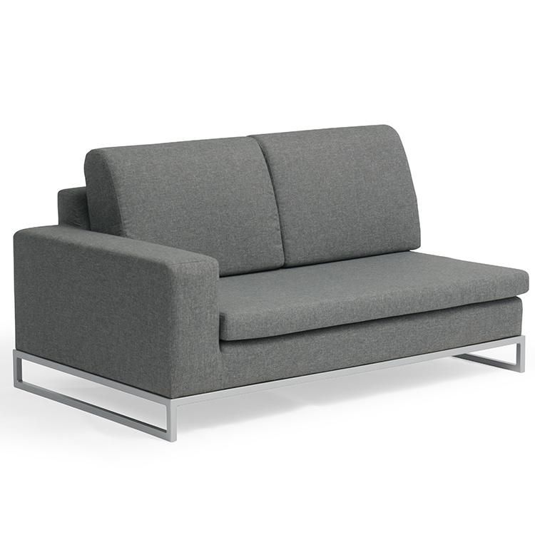Foshan L Shape Glowing Garden Furniture Sofa Bed for Exterior or Outdoor Use