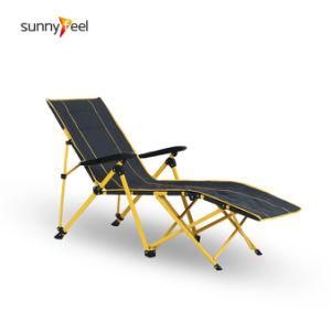 Comfortable Lounge Adjustable Padded Deck Chair