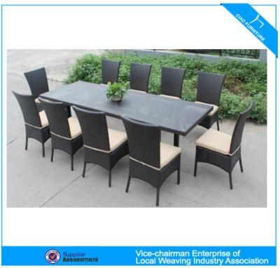 F- Outdoor Rattan Furniture Dining Table and Chair (FT019+FC047)