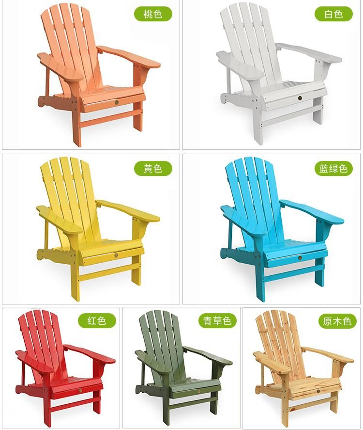 Kd Modern Outdoor Garden Patio Balcony Chair Plastic Wood Adirondack Chairhot Sale Colorful Outdoor Furniture Beach Waterproof Wooden Folding Adirondack Chair