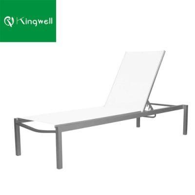 China Wholesale Modern Pool Beach Lounge with Aluminium Furniture Outdoor for Garden