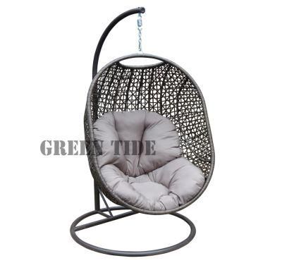 Outdoor Garden Patio Furniture Rattan Hanging Swing Egg Chair