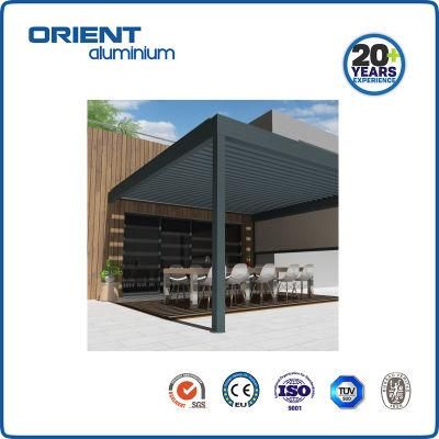 Modern Design Decorate Garden Aluminum Alloy 3X3 Meters Pergola in Factory