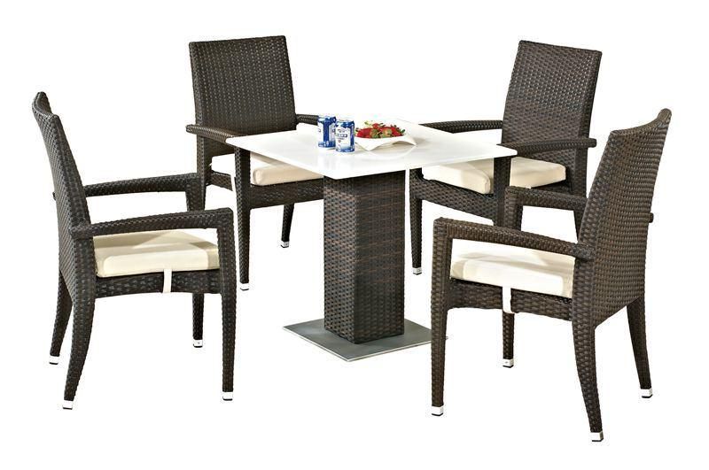 Outdoor Furniture Rattan/Wick Chair and Table Ln1012