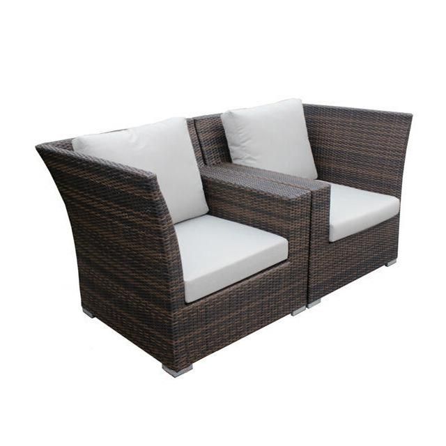 F - Hotel Outdoor Furniture Rattan Sofa Chair (CF1378L+CF1378R)