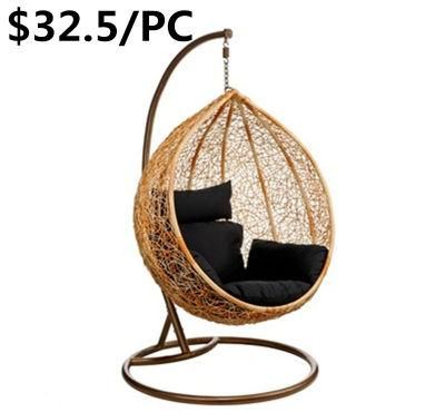 New Design Mesh Wicker Revolving Indoor Balcony Hotel Swing Chair
