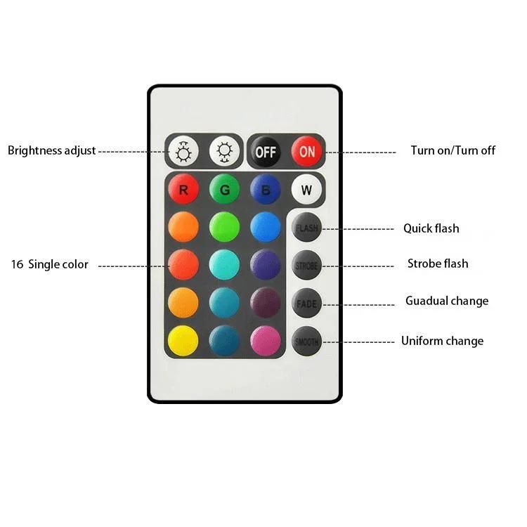 Outdoor Entertainment Colorful Remote Control Light-up Swing