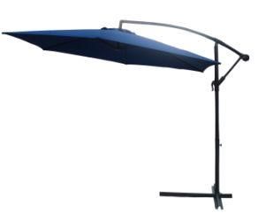 Deluxe Natural 10ft Offset Patio Umbrella off Set Outdoor Market Umbrella