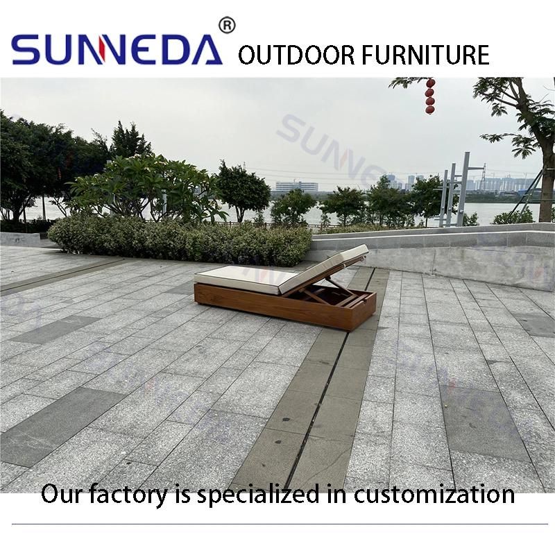 High Quality Modern Beach Chaise Outdoor Furniture Garden Leisure Chair Patio Poolside Sun Lounger