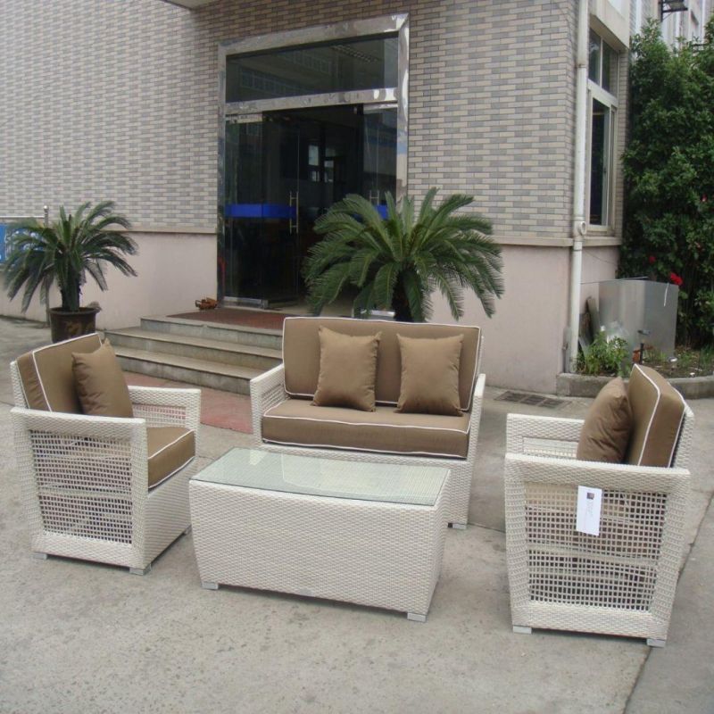 Outdoor Comfortable Leisure Wicker Chair Kit Small Coffee Table Wicker Chair