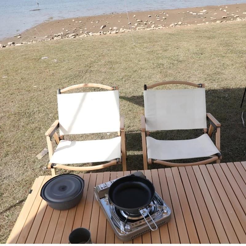 Amazon Beach Portable Garden Table and Chairs Metal Wooden Foldable Chair