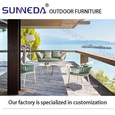 Simple Style Patio Multipurpose Outdoor Armchair Sofa Bed Furniture Set