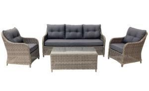 Garden Rattan Wicker Furniture Conversation Leisure Sofa Set
