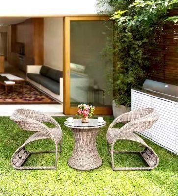 High Quality Rope Woven 5 Star Hotel Outdoor Furniture Garden Cafe Chair
