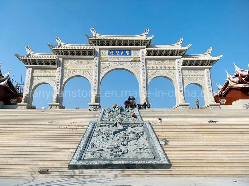 Granite Memorial Archway Hand Carved Stone Memorial Gate