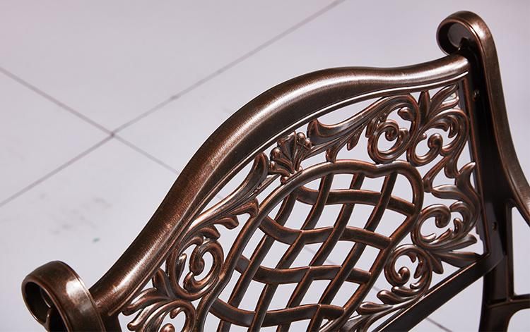 Antique Design Outside Garden Chair Metal Aluminium Furniture
