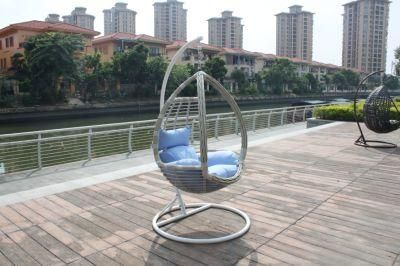OEM 150kg Hanging Egg Indoor Outdoor Swing Chair with Stand