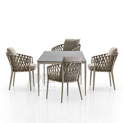 Leisure Promotional Wholesale Hotel Beach Customized Rope Patio Furniture