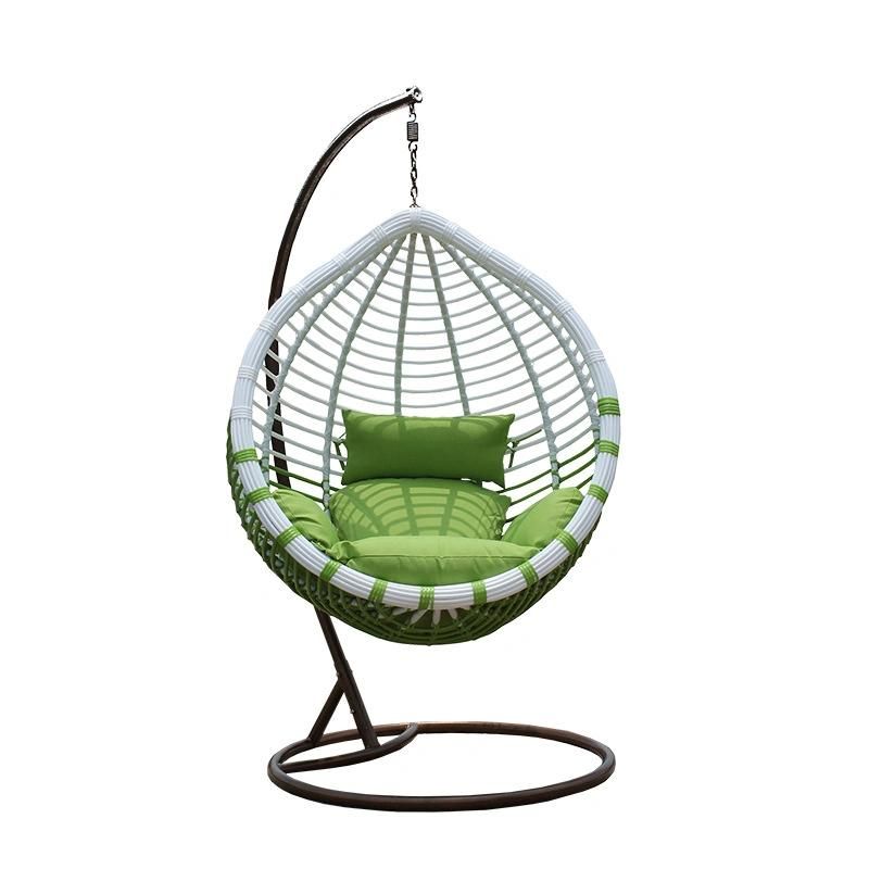 Luxury Handmade Rattan Leisure Patio Mutifunctional Modern Cushion Swing Chair