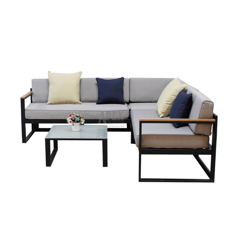 Outdoor Modern Living Room Furniture Hotel Luxury Sofa Set