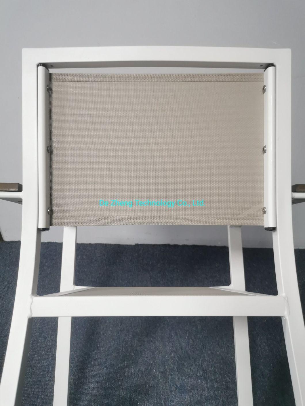 Coffee Shop Restaurant Aluminum Modern Furniture Outdoor Garden Cafe Chair for Restaurant