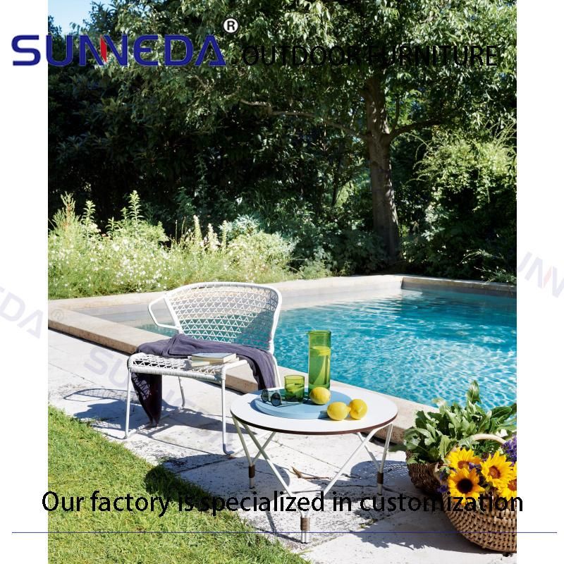 Resort Villa Outdoor Compact Balcony Garden Leisure Loveseat