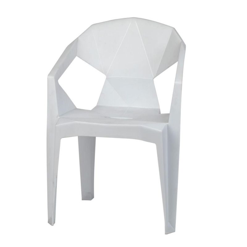 Cheap Plastic Chair for Garden Stackable Outdoor Chair PP Leisure Dining Chair Without Arm