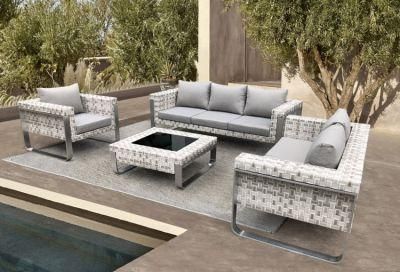 Garden Furniture Rattan Wicker Sectional Sofa Outdoor Sets Aluminium Sofa Garden Furniture