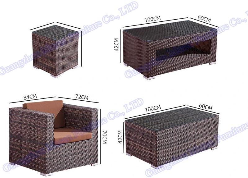 Best Garden Furniture Wicker Chairs Aluminum Outdoor Dining Set