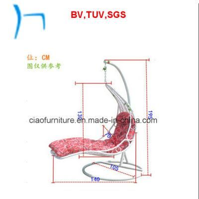 F-CF1033h-3 Handing Outdoor Furniture Handing Rattan Lounger Bed