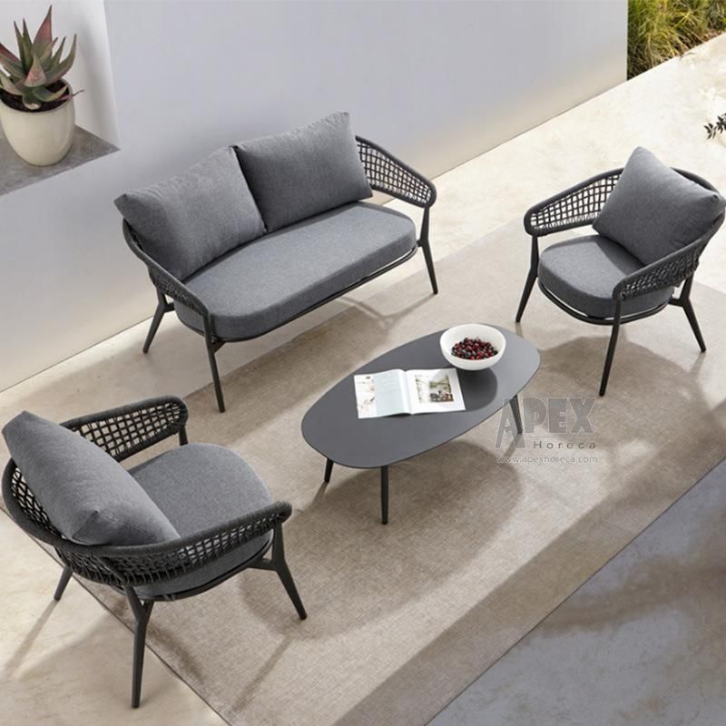 Home Garden Modern Outdoor Patio Aluminum Balcony Furniture Sofa Set