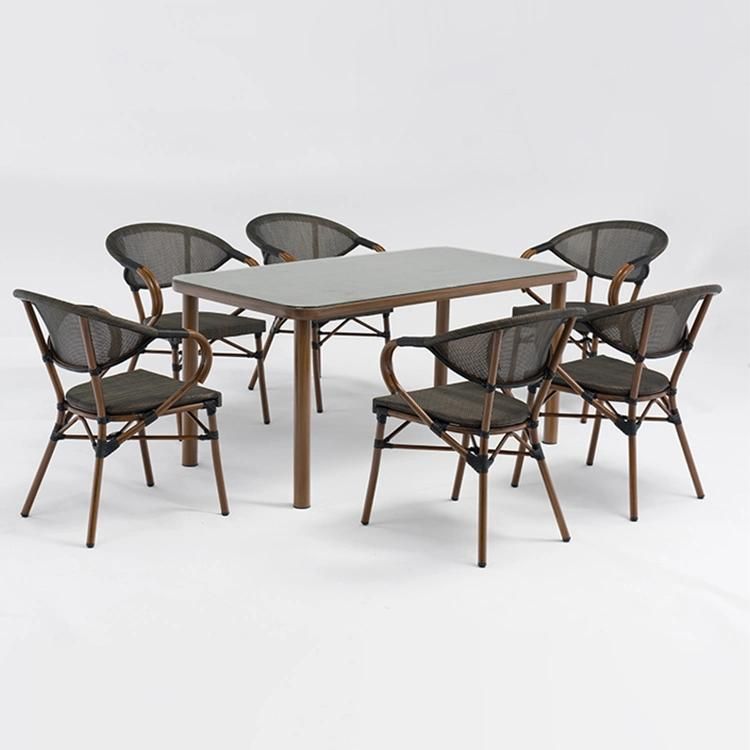 7PCS Aluminum Wholesale Hotel Balcony Furniture Set Patio