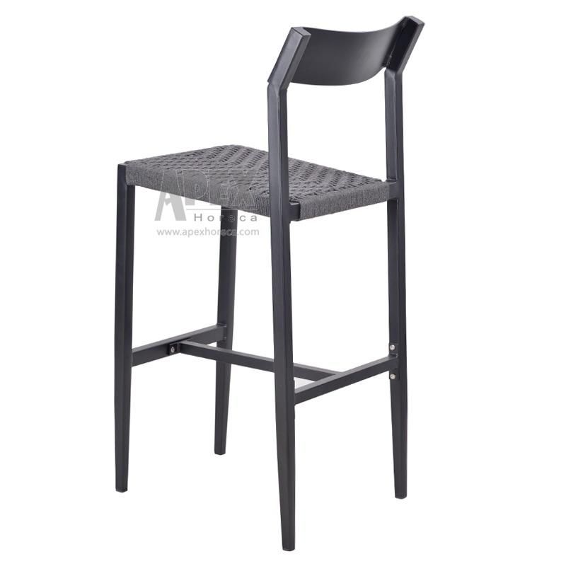 Simple Style Restaurant Hotels Patio Garden Rope Bar Chair for Bar Furniture