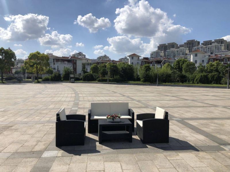 PP Injection Mould Plastic Garden Furniture Outdoor Sofa
