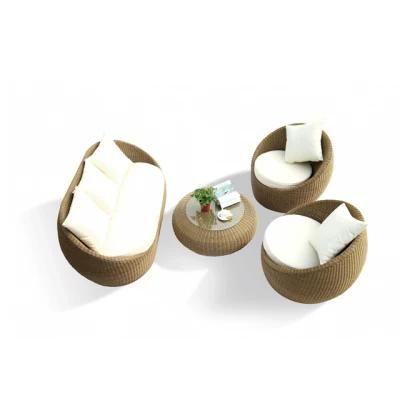 PE Rattan Furnitures Outdoor Sofa Set (FC043)