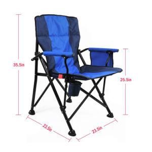 Leisure Custom Logo Amazon Aldi Reclining Camping Chair with Cup Holder