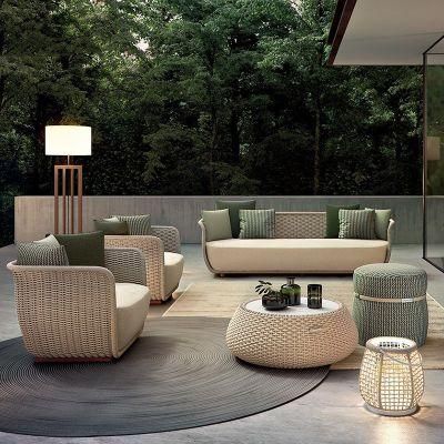 Outdoor Garden Furniture Rattan Pool Sofa Table Patio Set