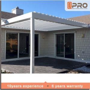 Latest Design Customized Motor Control Waterproof Aluminum Louvered Roof Pergola