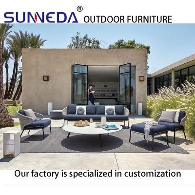 Foshan Sunneda Comfortable Waterproof Cushion Front Porch Outdoor Furniture Set