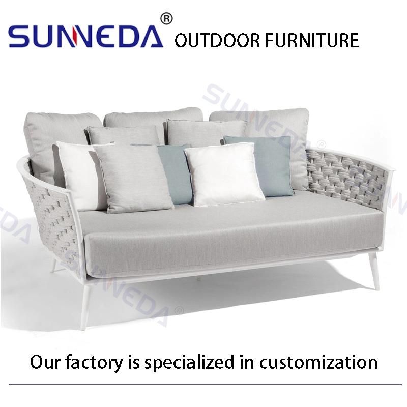 Hotel Leisure Garden Hotel Outdoor Sofa and Aluminum Plate Table