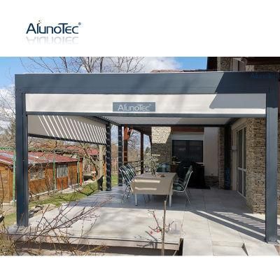 Most Popular Remote-Controlled Louver Roof for Gazebo Kits Patio Covers Aluminium Pergola For Garden