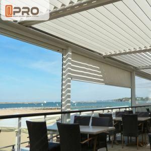 Aluminum Alloy Adjustable Shutter Louver Gazebo Outdoor Roof Pergola