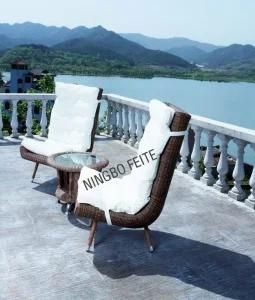 All Weather PE Rattan Beach Chairs Wicker Outdoor Furniture