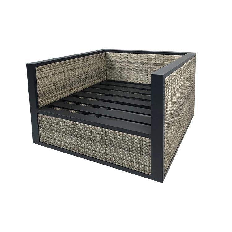 All Weather Resistance Aluminum Wicker Rattan Sets Outdoor Furniture Patio Garden Sofa