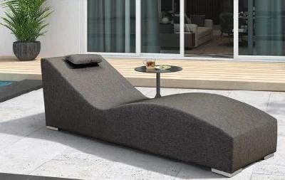 2020 Hot Sale Modern Fabric Sun Lounger for Outdoor Furniture