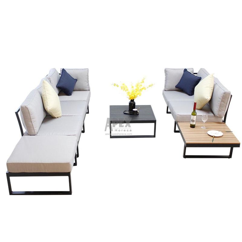 Wholesale Garden Set Aluminum Sectional Outdoor Patio Furniture Sofa Sets