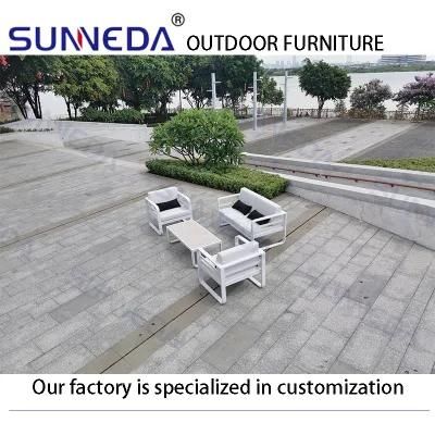 Aluminum Frame Modern Simple Outdoor Gazebo Sofa Garden Furniture
