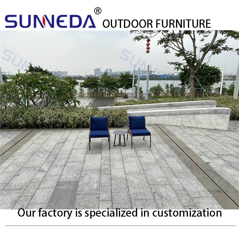 Project Outdoor Aluminum Garden Leisure Chair Furniture with Table Dining Furniture